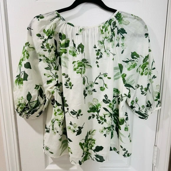 NWT Abercrombie & Fitch Floral Peasant Top XS - Picture 4 of 7